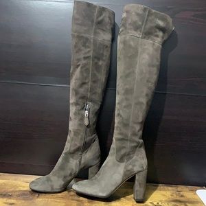 Vero Cuoio Suede Over the Knee Boots
